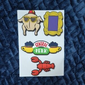 FRIENDS Central Perk 4 Piece Magnet Set, NWOT